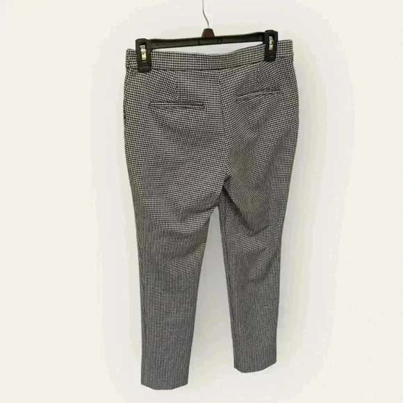 Anne Klein Women's Stretchy Black and White Houndstooth Straight Leg Pants - Picture 9 of 12
